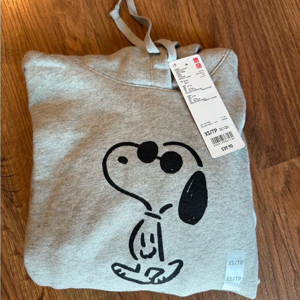 Uniqlo PEANUTS x Yu Nagaba Gray Snoopy Sweater